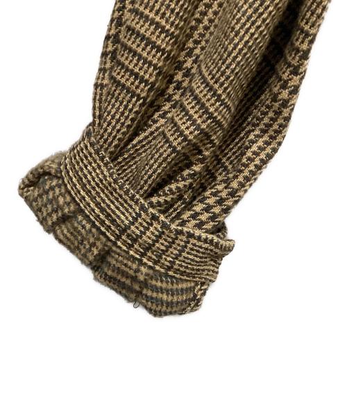 45R（フォーティファイブ・アール）45R (フォーティファイブ・アール) インディゴネルのティアードフリルドレス ブラウン サイズ:下記参照の古着・服飾アイテム