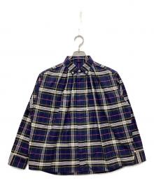 45R（フォーティファイブ・アール）の古着「504オックスのタックボタンダウンオーシャンブラウス」｜ネイビー