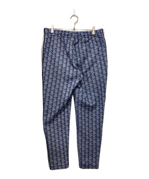 LACOSTE（ラコステ）LACOSTE (ラコステ) サイドテーピングモノグラムジャカードトラックパンツ ブルー サイズ:Lの古着・服飾アイテム