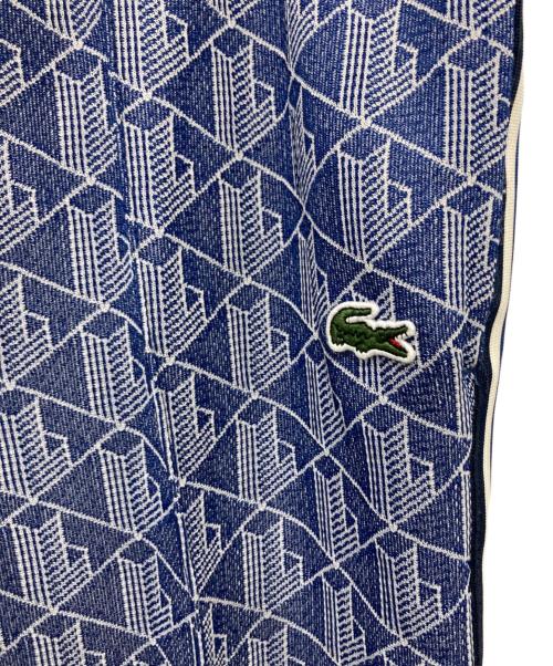 LACOSTE（ラコステ）LACOSTE (ラコステ) サイドテーピングモノグラムジャカードトラックパンツ ブルー サイズ:Lの古着・服飾アイテム