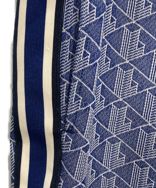 LACOSTE（ラコステ）LACOSTE (ラコステ) サイドテーピングモノグラムジャカードトラックパンツ ブルー サイズ:Lの古着・服飾アイテム