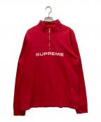 SUPREMEシュプリーム）の古着「jacquard athletic half zip」｜レッド