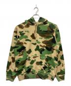 SUPREMEシュプリーム）の古着「Overdyed Hooded Sweatshirt Camo」｜ベージュ