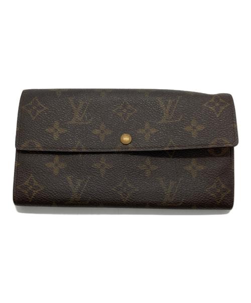 LOUIS VUITTON（ルイ ヴィトン）LOUIS VUITTON (ルイ ヴィトン) 長財布 ブラウンの古着・服飾アイテム