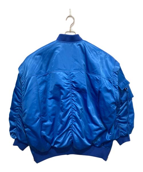 MAISON SPECIAL（メゾンスペシャル）MAISON SPECIAL (メゾンスペシャル) 2WAYオーバーシルエットMA-1 ブルー サイズ:freeの古着・服飾アイテム