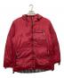 BURBERRY BLACK LABEL（バーバリーブラックレーベル）の古着「ダウンジャケット」｜レッド×ブラック