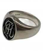 CALLEEキャリー）の古着「CAL NT LOGO SILVER SIGNET RING」｜シルバー