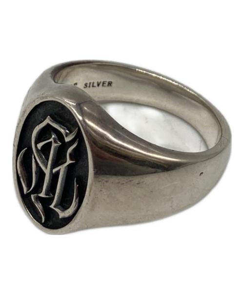 CALLEE（キャリー）CALLEE (キャリー) CAL NT LOGO SILVER SIGNET RING シルバー サイズ:16号の古着・服飾アイテム