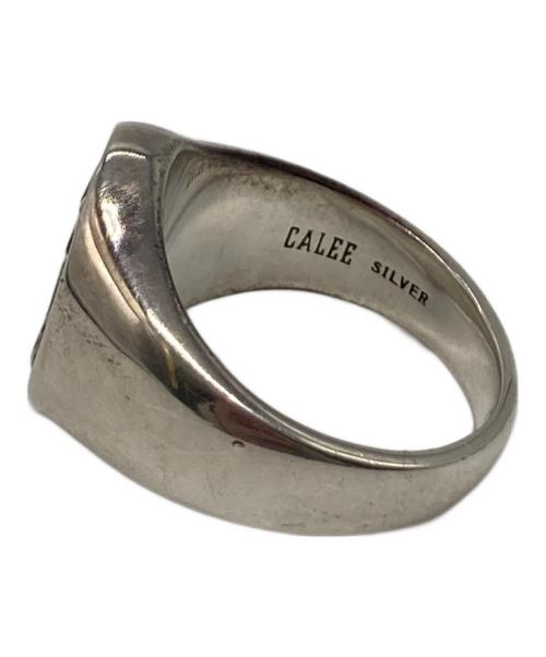 CALLEE（キャリー）CALLEE (キャリー) CAL NT LOGO SILVER SIGNET RING シルバー サイズ:16号の古着・服飾アイテム