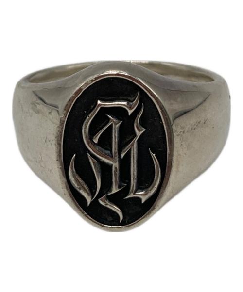 CALLEE（キャリー）CALLEE (キャリー) CAL NT LOGO SILVER SIGNET RING シルバー サイズ:16号の古着・服飾アイテム