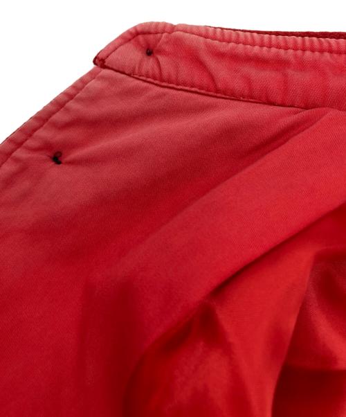 odds on ISSEI MIYAKE（オッズオンイッセイミヤケ）odds on ISSEI MIYAKE (オッズオンイッセイミヤケ) ウールジャケット レッド サイズ:記載なしの為実寸参照の古着・服飾アイテム