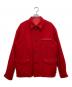 odds on ISSEI MIYAKE（オッズオンイッセイミヤケ）の古着「ウールジャケット」｜レッド