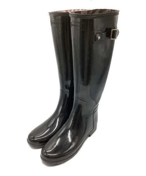 HUNTER（ハンター）HUNTER (ハンター) ORIGINAL REFINED HYBRID LININGレインブーツ ブラック サイズ:5の古着・服飾アイテム
