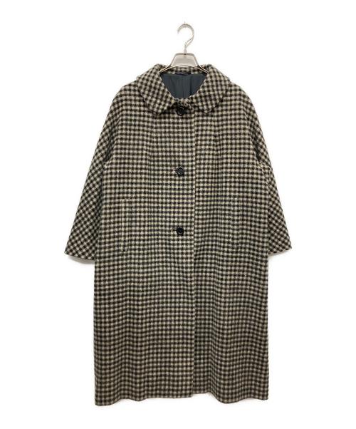 横浜元町 KAYO（横浜元町 カヨ）横浜元町 KAYO (横浜元町 カヨ) カヨコート ベージュ×ブラック サイズ:記載なしの為実寸参照の古着・服飾アイテム