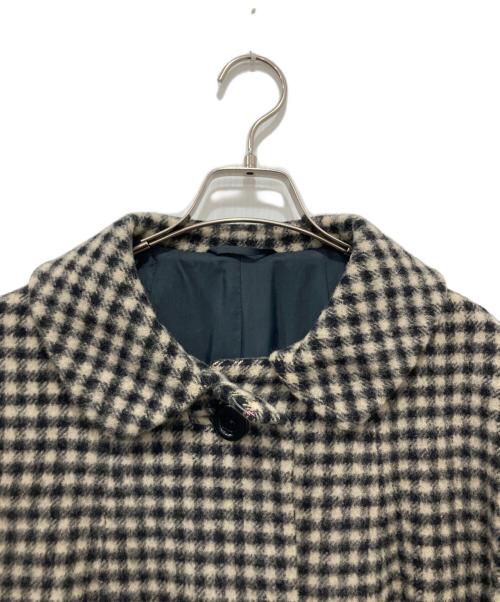 横浜元町 KAYO（横浜元町 カヨ）横浜元町 KAYO (横浜元町 カヨ) カヨコート ベージュ×ブラック サイズ:記載なしの為実寸参照の古着・服飾アイテム