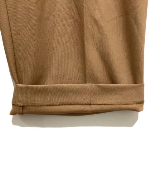 Noble（ノーブル）Noble (ノーブル) TRツイル裏起毛スラックスパンツ ブラウン サイズ:36の古着・服飾アイテム