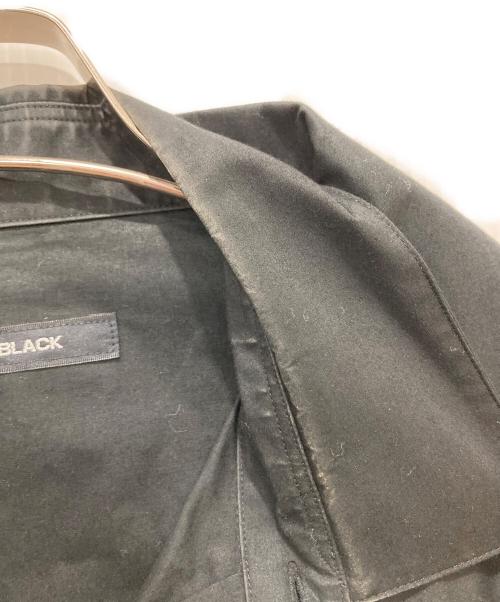 ALMOSTBLACK（オールモストブラック）ALMOSTBLACK (オールモストブラック) レイヤード/バックプリントシャツ ブラック サイズ:1の古着・服飾アイテム