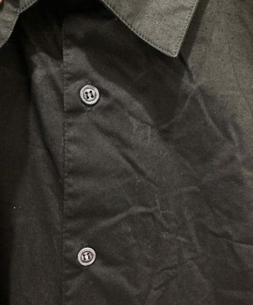 ALMOSTBLACK（オールモストブラック）ALMOSTBLACK (オールモストブラック) レイヤード/バックプリントシャツ ブラック サイズ:1の古着・服飾アイテム