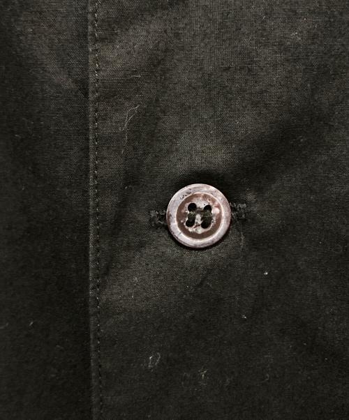 ALMOSTBLACK（オールモストブラック）ALMOSTBLACK (オールモストブラック) レイヤード/バックプリントシャツ ブラック サイズ:1の古着・服飾アイテム