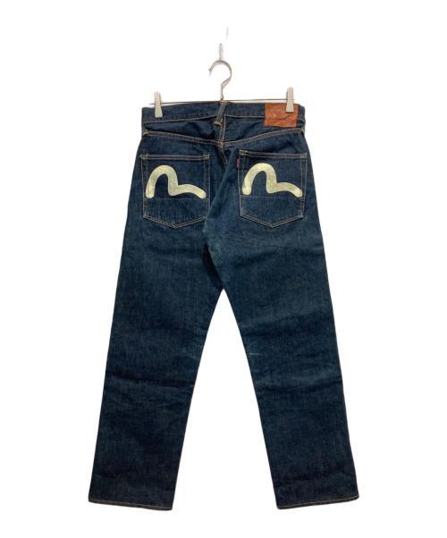 EVISU（エヴィス）EVISU (エヴィス) カモメペイントデニムパンツ インディゴ サイズ:W30×L35の古着・服飾アイテム