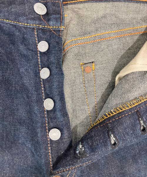 EVISU（エヴィス）EVISU (エヴィス) カモメペイントデニムパンツ インディゴ サイズ:W30×L35の古着・服飾アイテム