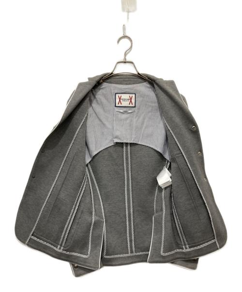 MONCLER GAMME BLEU（モンクレール ガム ブルー）MONCLER GAMME BLEU (モンクレール ガム ブルー) GIACCA テーラードジャケット グレーの古着・服飾アイテム