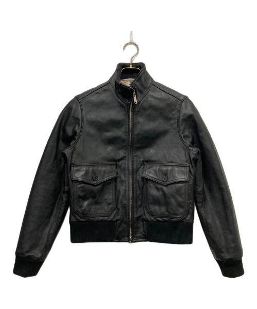 MHL（エムエイチエル）MHL (エムエイチエル) レザージャケット ブラック サイズ:2の古着・服飾アイテム