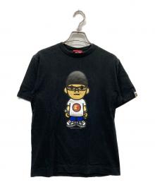 A BATHING APE（アベイシングエイプ）の古着「NIGOプリントTシャツ」｜ブラック