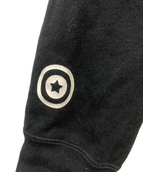 BAPE BY A BATHING APE（ベイプバイアベイシングエイプ）BAPE BY A BATHING APE (ベイプバイアベイシングエイプ) Wジップシャークパーカー ブラック×レッド サイズ:Mの古着・服飾アイテム