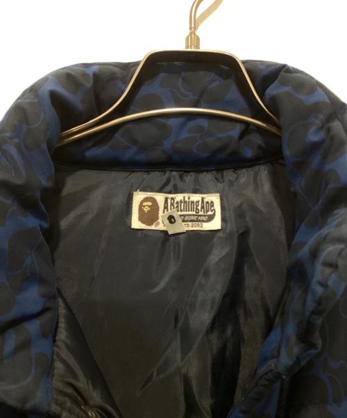 A BATHING APE（アベイシングエイプ）A BATHING APE (ア ベイシング エイプ) ダウンベスト ブルー サイズ:Mの古着・服飾アイテム