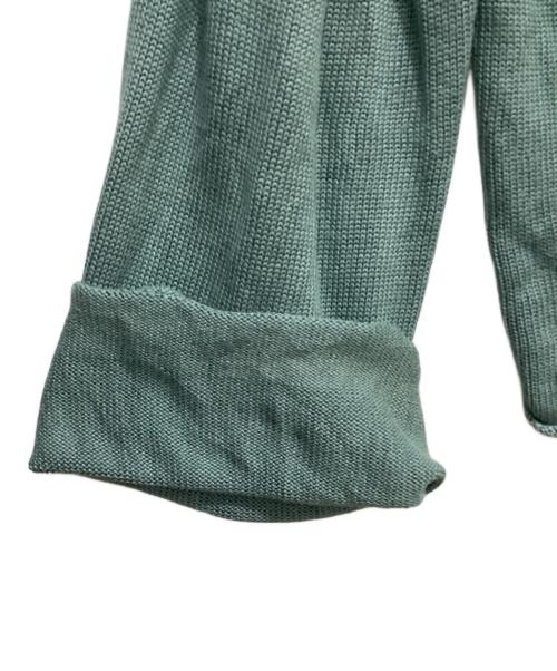 jieda（ジエダ）jieda (ジエダ) OVERSIZED DAMAGE KNIT ブルー サイズ:1の古着・服飾アイテム