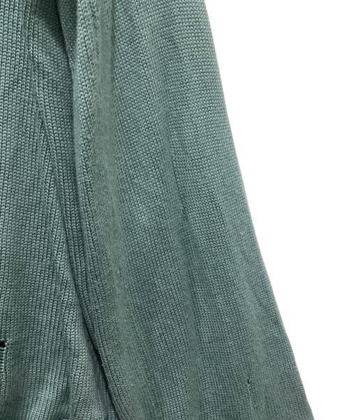 jieda（ジエダ）jieda (ジエダ) OVERSIZED DAMAGE KNIT ブルー サイズ:1の古着・服飾アイテム