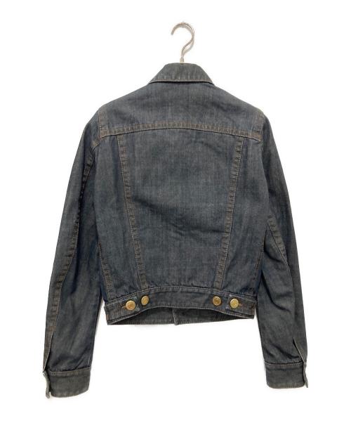 DSQUARED2（ディースクエアード）DSQUARED2 (ディースクエアード) スタッズデニムジャケット インディゴ サイズ:42の古着・服飾アイテム