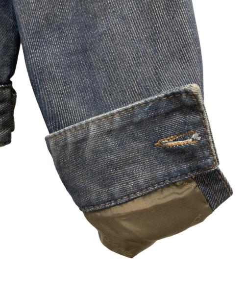 DSQUARED2（ディースクエアード）DSQUARED2 (ディースクエアード) スタッズデニムジャケット インディゴ サイズ:42の古着・服飾アイテム