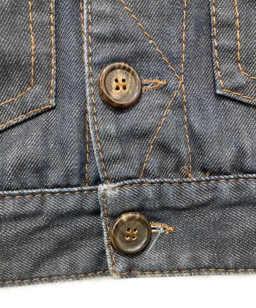 DSQUARED2（ディースクエアード）DSQUARED2 (ディースクエアード) スタッズデニムジャケット インディゴ サイズ:42の古着・服飾アイテム