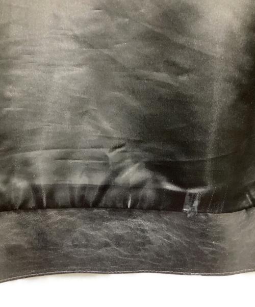 HARLEY-DAVIDSON（ハーレーダビッドソン）HARLEY-DAVIDSON (ハーレーダビッドソン) レザージャケット ブラック×ベージュ サイズ:Lの古着・服飾アイテム