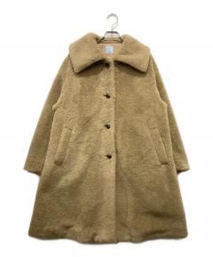 中古・古着通販】Noble (ノーブル) MANTECOミドルコート ブラウン