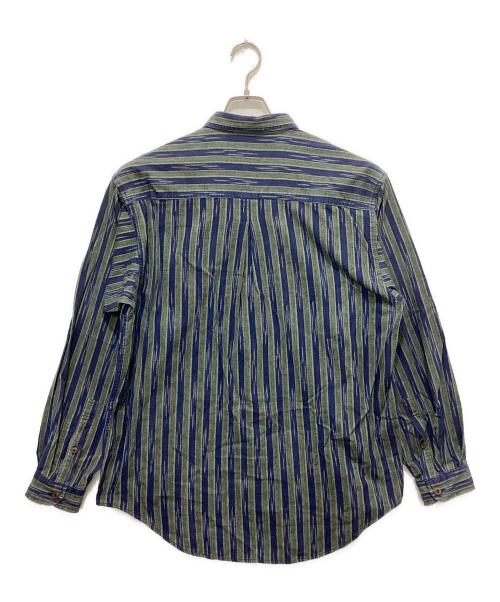 Patagonia（パタゴニア）Patagonia (パタゴニア) ストライプシャツ グリーン サイズ:Mの古着・服飾アイテム