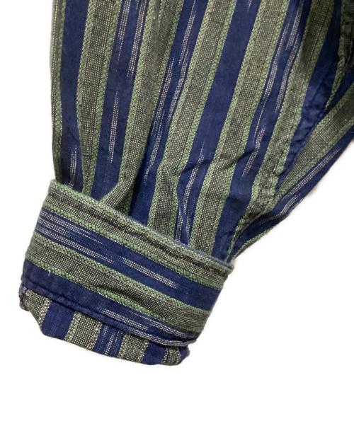 Patagonia（パタゴニア）Patagonia (パタゴニア) ストライプシャツ グリーン サイズ:Mの古着・服飾アイテム