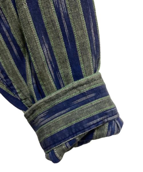 Patagonia（パタゴニア）Patagonia (パタゴニア) ストライプシャツ グリーン サイズ:Mの古着・服飾アイテム