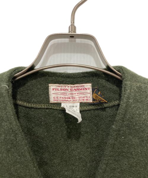 FILSON GARMENT（フィルソン ガーメント）FILSON GARMENT (フィルソン ガーメント) ウールベスト カーキ サイズ:40の古着・服飾アイテム