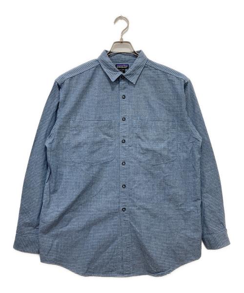 Patagonia（パタゴニア）Patagonia (パタゴニア) チェックシャツ ブルー サイズ:Mの古着・服飾アイテム