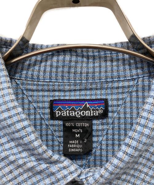 Patagonia（パタゴニア）Patagonia (パタゴニア) チェックシャツ ブルー サイズ:Mの古着・服飾アイテム