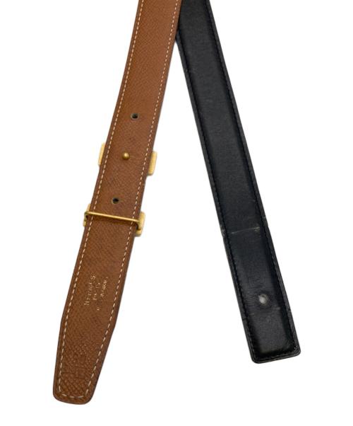 HERMES（エルメス）HERMES (エルメス) レザーベルト ブラウンの古着・服飾アイテム