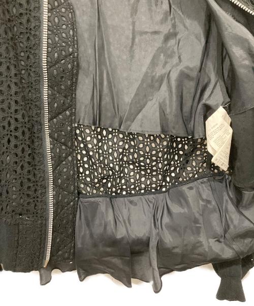 sacai（サカイ）sacai (サカイ) カットワークブルゾン ブラック サイズ:1の古着・服飾アイテム