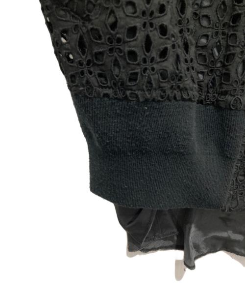 sacai（サカイ）sacai (サカイ) カットワークブルゾン ブラック サイズ:1の古着・服飾アイテム