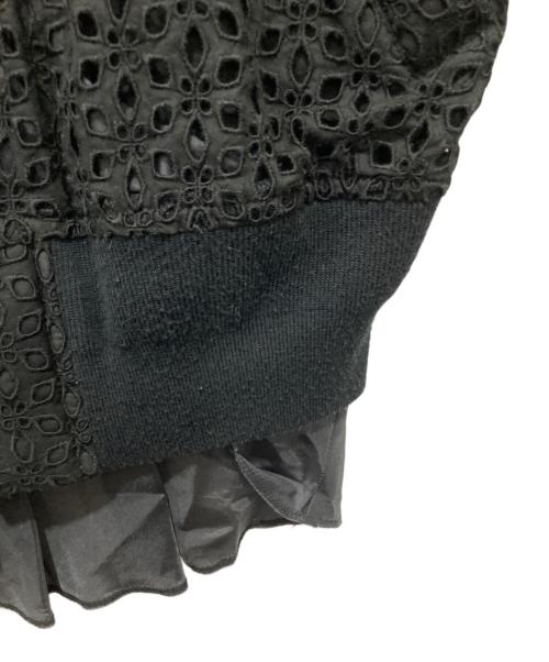 sacai（サカイ）sacai (サカイ) カットワークブルゾン ブラック サイズ:1の古着・服飾アイテム
