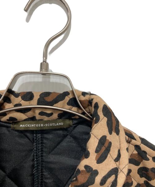 MACKINTOSH（マッキントッシュ）MACKINTOSH (マッキントッシュ) レオパードキルティングコート ベージュ サイズ:34の古着・服飾アイテム