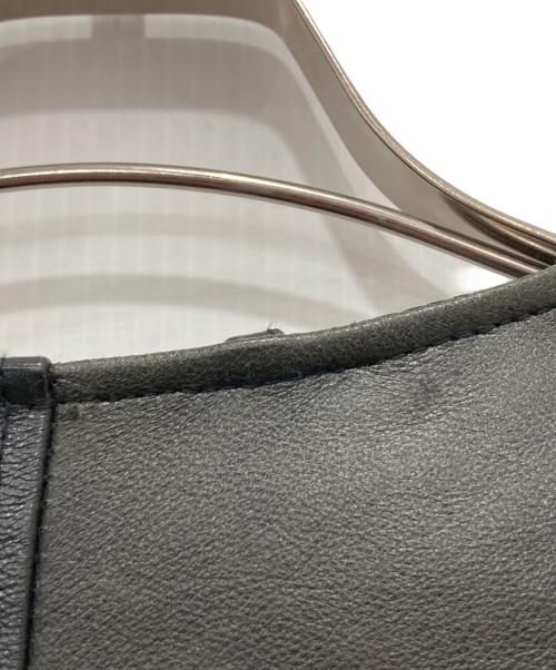 BARNS（バーンズ）BARNS (バーンズ) ノーカラーレザージャケット ブラック サイズ:２の古着・服飾アイテム