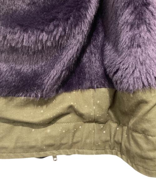 ALDIES（アールディーズ）ALDIES (アールディーズ) 袖レザーデッキジャケット カーキ×ブラック サイズ:Mの古着・服飾アイテム